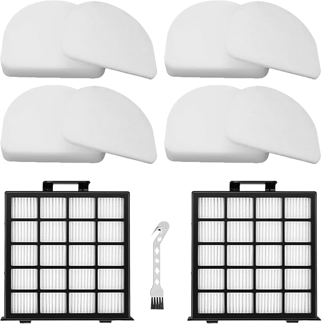 AZ4002 HEPA Filters Accessories Compatible with Shark Detect Pro Max Lift-Away Duo Clean AZ4000 AZ4002 AZ4000C Upright Vacuum Cleaner Replacement Parts, 10 Pack