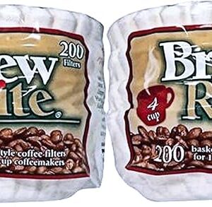 4 Cup Coffee Basket Disposable Filters - 400 Ct