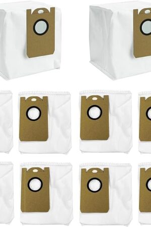 10 Pack Dust Bag Replacement Parts Fit for Laresar L6 Pro,Laresar L6 Nex, AIRROBO T10+,Honiture Q6 Pro, Neabot NOMO N2 Vacuum Cleaner