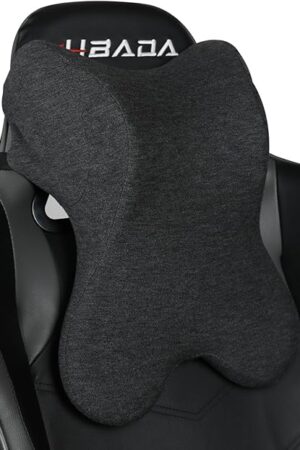 Car Neck Pillow for Driving Gaming Chair Headrest Pillow Office Chair Neck Pillow Ergonomic Design Double Straps Design Suitable for Different Heights