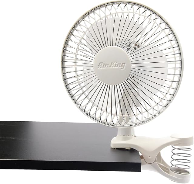 Air King 9145 6-Inch 2-Speed Clip-On Fan