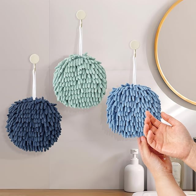 3Pcs Hand Towel Fluffy Towels Hand Towels
