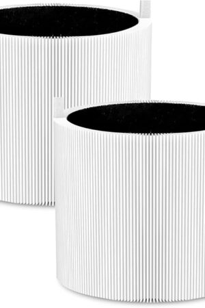 411i & 411a Max Replacement Filter Compatible with Blue Pure 411i & 411a Max Air Puri-fier, 2 Pack Blue Pure 411i Max F4MAX Particle and Activated Carbon Filter