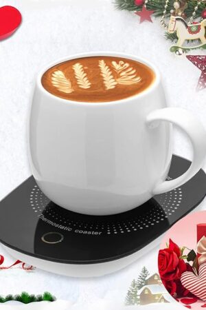 Coffee Mug Warmer for Desk with Auto Shut Off, Coffee Cup Warmer for Desk Office Home-Coffee Gifts