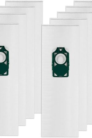 9 Pack Replacement HEPA RLH-6 Vacuum Bags for Riccar SupraLite R10S R10D R10O R10SAND Simplicity Freedom R10S R10D S10P S10SAND Upright Vacuums Cleaner