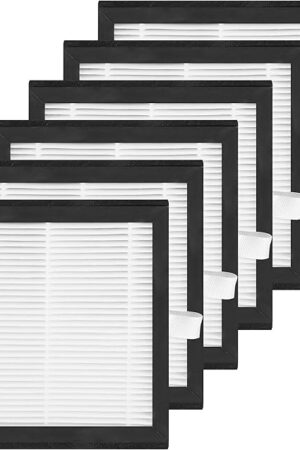 6 Packs DH02 Replacement Filter Compatible with Tenergy Sorbi DH02 1000ml Air Dehumidifier and Air Purifi-er and Also Compatible with Afloia AQ8 Q8 / Honati DP2201 / Hysure Q7