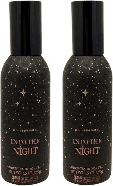 Bath & Body Works Into The Night 2 Pack Concentrated Room Spray - 1.5 oz / 42.4 g each