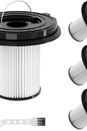 4 Pack Replacement Filters for Bissell CleanView XR Pet 300W XR 200W Lightweight Cordless Vacuum 3797V, 3797, 3797W, 3789U, 3789, 3789X, Replace Part#1638010