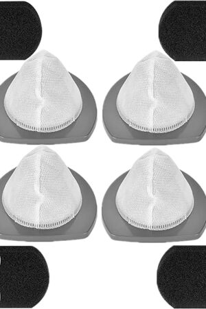 4 packs 2033 Filter Replacement for Bissell Featherweight Stick Lightweight Bagless Vacuum 2033, 20331, 20334, 20333, 20336, 20339, 2033M,Compare to Part 1611508-2033