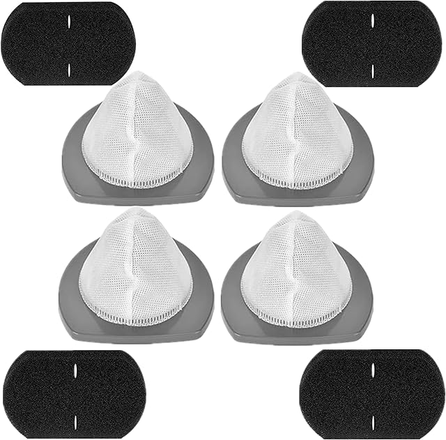 4 packs 2033 Filter Replacement for Bissell Featherweight Stick Lightweight Bagless Vacuum 2033, 20331, 20334, 20333, 20336, 20339, 2033M,Compare to Part 1611508-2033
