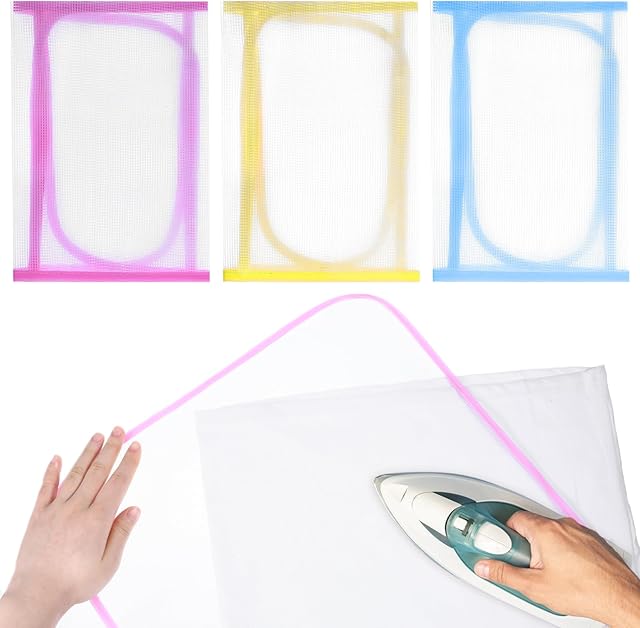 3 Pcs Pressing Cloth for Ironing Protective Ironing Pressing Pad Ironing Scorch Mesh Cloth Protective Heat Resistant Mesh Cloth Press Cloth Cloth Scorch-Saving Ironing Protector Insulation Cover Pad