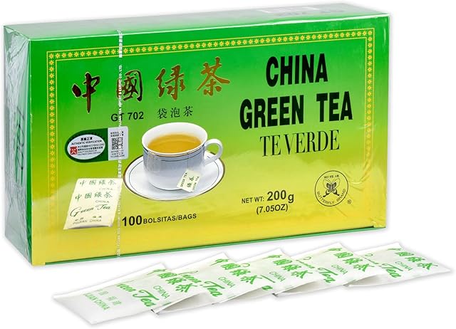 Chinese Green Tea Bags, 100 bags