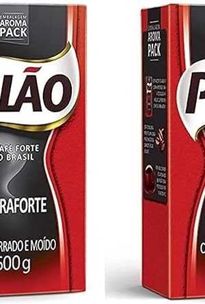 Cafe Pilao Extraforte 500gr 2 Pack, Black