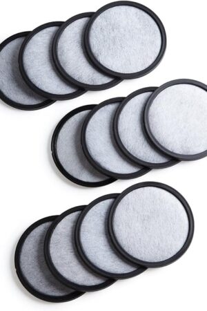 12-Pack Premium Activated Charcoal Water Filter Disk for All Mr. Coffee Models