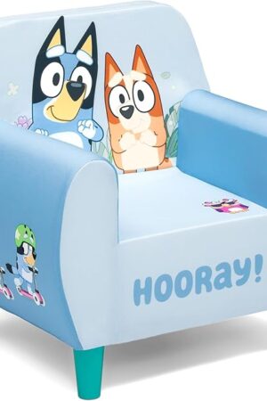 Delta Children Bluey Foam Chair, Blue