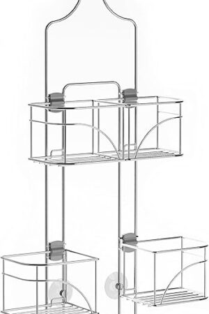 Zenna Home Caddy, Chrome Expandable Over-The-Shower