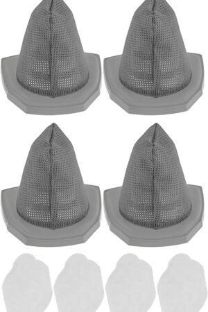 4PCS Eureka Replacement Inlet Air Filter for NES100, Gray (ST0107))