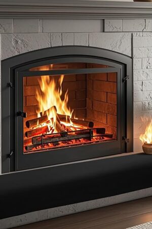 BALAPET Thick Memory Foam Fireplace Baby Proofing, 90x14 in Soft Fireplace Cover Hearth Cushion Baby Proof, Velvet Protectors for Children Proofing, Edge Protector(Black,14x90in)