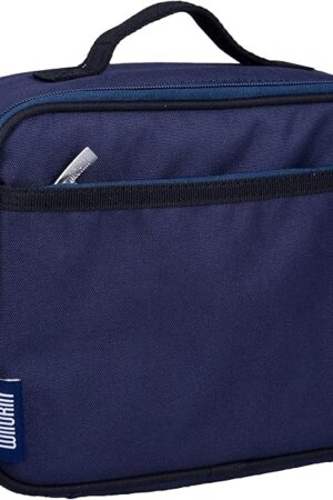 Wildkin Kids Insulated Lunch Box – Durable and Reusable for School & Travel - Whale Blue