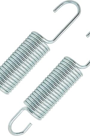 3-5/8 inch Replacement Recliner Chair Mechanism Furniture Tension Springs Long Neck Style [3.46'' Inside Hook to Hook] (Pack of 2)