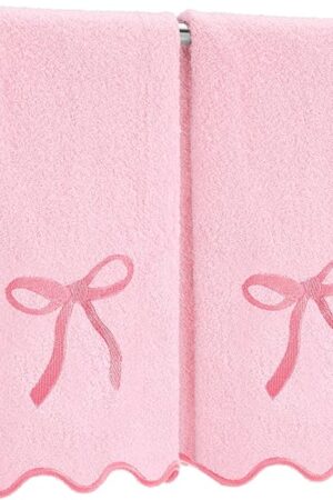 2 Pcs Scalloped Hand Towels Hand Towels 26 X13 100% Cotton