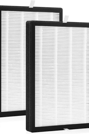 2 Pack GL-FS32 Replacement Filter Compatible with MOOKA/KOIOS GL-FS32 & Azeus GL-FS32 Air Purifier, 3-in-1 Filtration for Mooka GL-FS32 Replacement Filter
