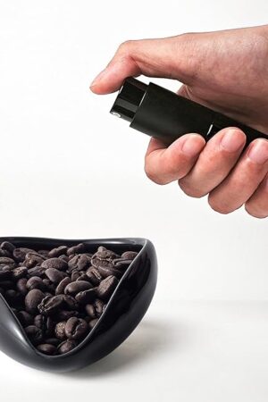 Coffee Bean Dosing Cup and RDT Sprayer Gift Set Coffee Bar Accessories Ceramic Dosing Vessel/Single Dose Measuring Tray Kit