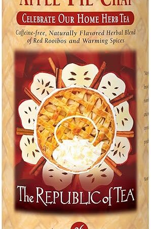 The Republic of Tea - Apple Pie Chai Herbal Tea, 36 Tea Bags