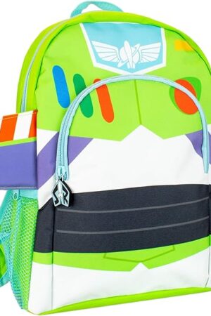 Disney Toy Story Backpack, Buzz Lightyear Kids Backpack, Boys Backpacks Green