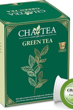 Cha4TEA 36-Count Green Tea Pods for Keurig K-Cup Brewers