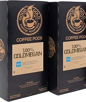 100% COLOMBIAN COFFEE PODS - Good As Gold Coffee - (3 PACK SPECIAL - 18 Coffee Pods)