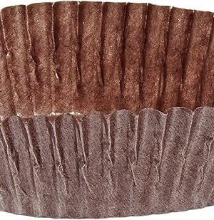 Cybrtrayd No.601 Peanut Butter Paper Candy Cups, 200-Count, Brown