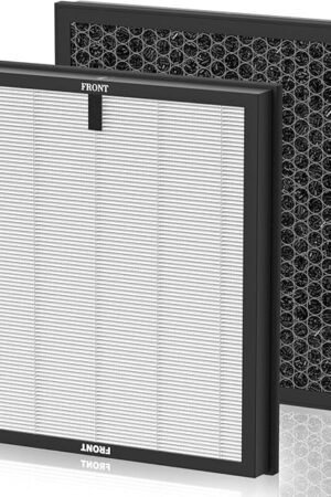 AP303 AP304 Replacement Filter for DAYETTE AP303/304 Air Purif-ier and for FRESHDEW Air Pur-ifier AP303/304, H14 HEPA 3-Stage Filtration System, 2-Pack