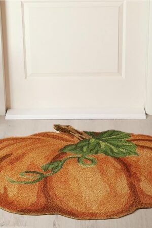 WILLBOND Fall Door Mat Fall Welcome Mat Pumpkin Coir Pumpkin Doormat 16 x 28 Inch Non Slip Reusable Heavy Duty Doormat Farmhouse for Front Entrance Bathroom Porch Autumn Thanksgiving Decor