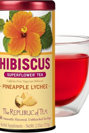 The Republic of Tea, Pineapple Lychee Hibiscus, 36-Count