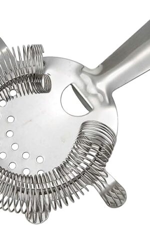Winco Stainless Steel 4-Prong Bar Strainer