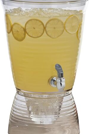 CreativeWare Bark Beverage Dispenser, 2.5 Gallon, Clear, (Pack of 1)
