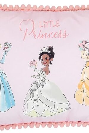 Disney Princesses Pink Decorative Baby/Nursery Throw Pillow