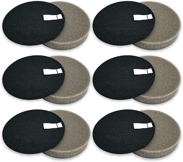 6 Pack Filter Replacement Compatible with Bissell 3070, 3080 PowerGlide Pet Slim Corded Cordless Stick Vacuum Cleaner, Washable and Reusable, Compare to Part: 1623102