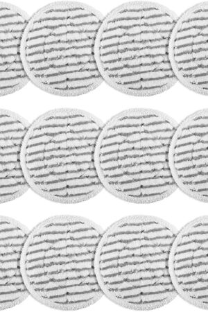 12 Pack S8201 S8001 S7001 S7201 S7005 Mop Compatible with Shark Steam Mop Replacement Pads S7000 Series, S7000 S7000AMZ S7001TGT Steam & Scrub All-in-One Scrubbing Mop for Model XKITP7000