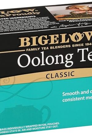 Bigelow Tea Oolong Tea, Caffeinated Tea with Fresh, Smooth Taste, 20 Count Box (Pack of 6), 120 Total Tea Bags