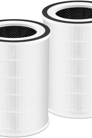 2 Pack for Afloia Filter Replacement, Compatible with Afloia KILO, KILOPRO, MIRO, MIRO PRO, and MORENTO KILO, True 360° 3-Stage Filtration