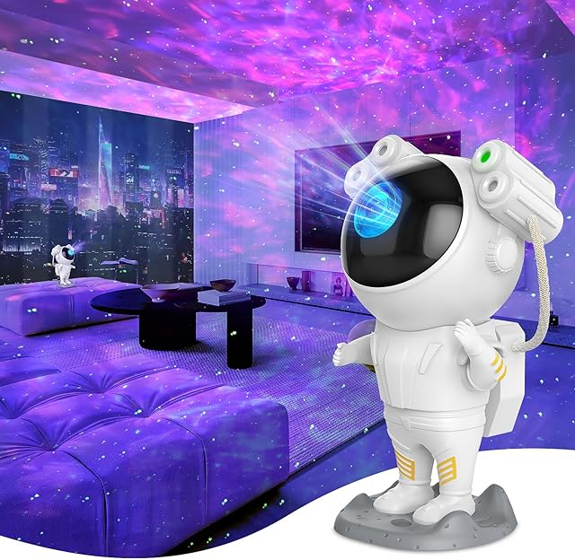Astronaut Light Projector Astronaut Galaxy Star Projector Starry Night Light