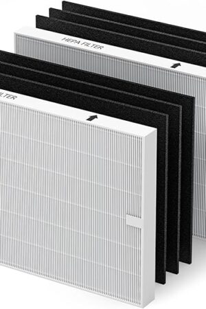 AP-1512HH Air Purifier Replacement Filter Set for Coway Airmega AP-1512HH and and Airmega 200M air Purifier, 2 HEPA and 6 Carbon Filters, Compared to Part #3304899