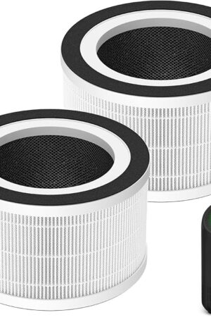 2-Pack H13 Filter Compatible with Afloia Fillo/Halo/Mooka Allo, 3-in-1 H13 Efficient Filtration for Fillo Air Puri-fier, for Afloia Fillo Filter
