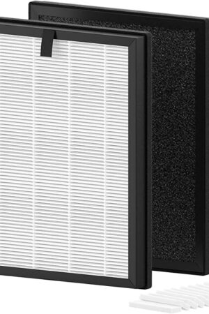 2 Pack AP2000WF Replacement Filter Compatible with KNKA AP2000WF Air Purifier, 3 Stages of Filtration with Carbon Filter, Standard Version