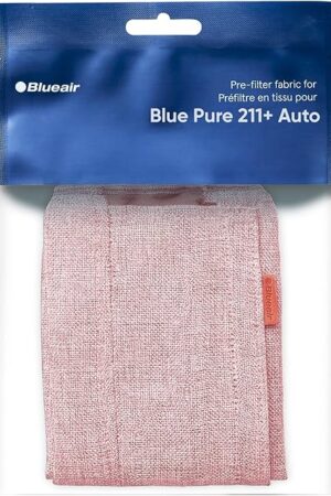 BLUEAIR Blue Pure 211+ Auto Light Pink Pre-Filter, Washable Fabric Traps Pollen, Pet Hair & Dust, Archipelago Sand
