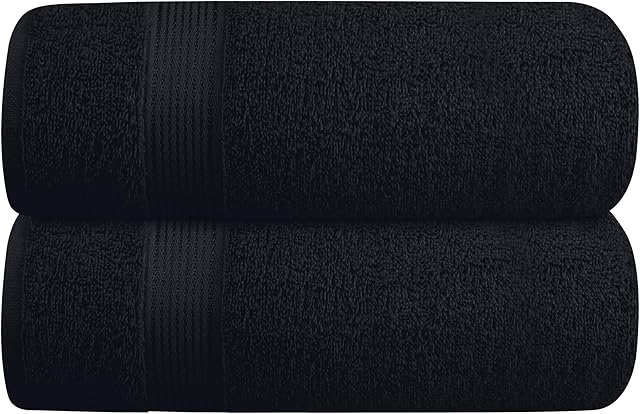 Belizzi Home Cotton 2 Pack Oversized Bath Towel Set 28x55 inches