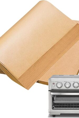 100Pcs 12-inch Air Fryer Parchment Paper Squares Baking Parchment for Cuisinart Air Fryer Cuisinart Convection Toaster Oven,