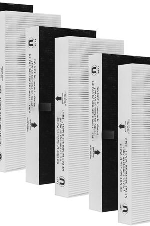 6-Pack Type U HEPA Filter, Compatible with Honeywell Air Purifier HHT270 HHT270W HRF201B HHT290 And Febreze FRF102B FHT170 FHT180 FHT190W Air Purifier, Remove Allergens and Reduce Odors